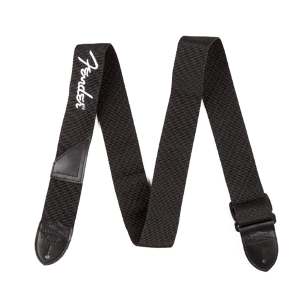 fender guitar straps white/black fender nylon guitar strap #color_white-black