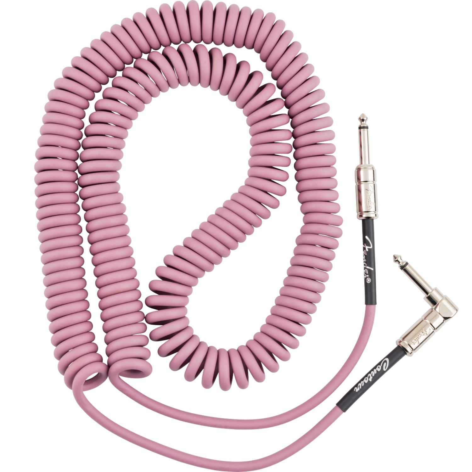 Fender Instrument Cables Burgundy Mist Fender Contour 30' Coiled Instrument Cable