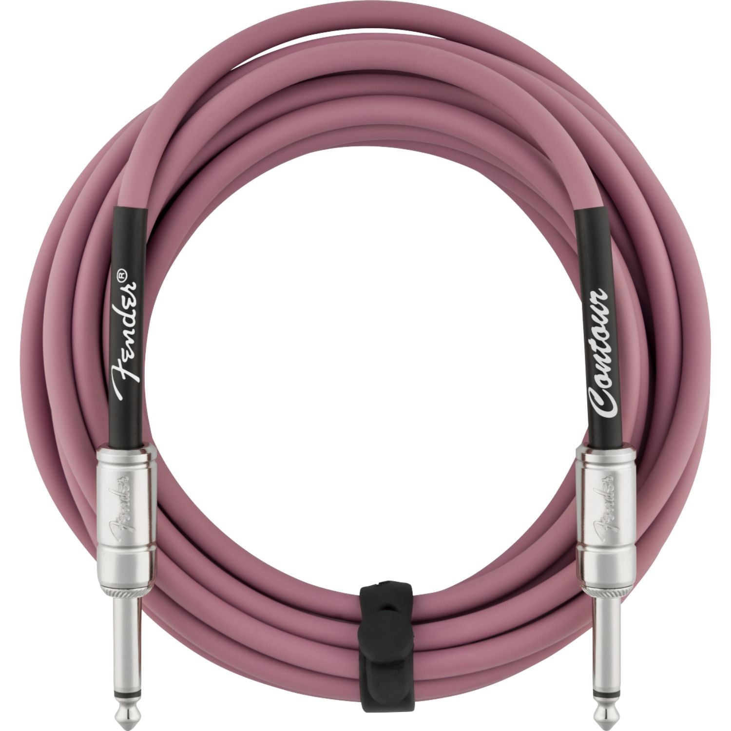 Fender Instrument Cables Fender Contour 15' Instrument Cable #color_burgundy-mist
