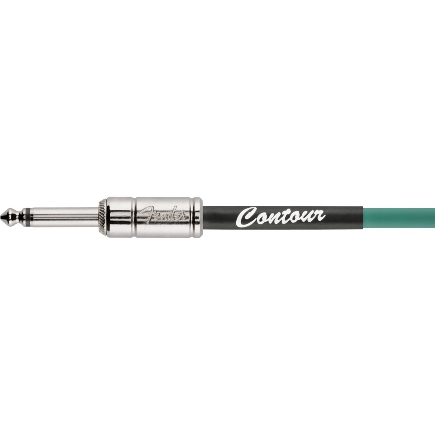 Fender Instrument Cables Fender Contour 15' Instrument Cable #color_sherwood-green