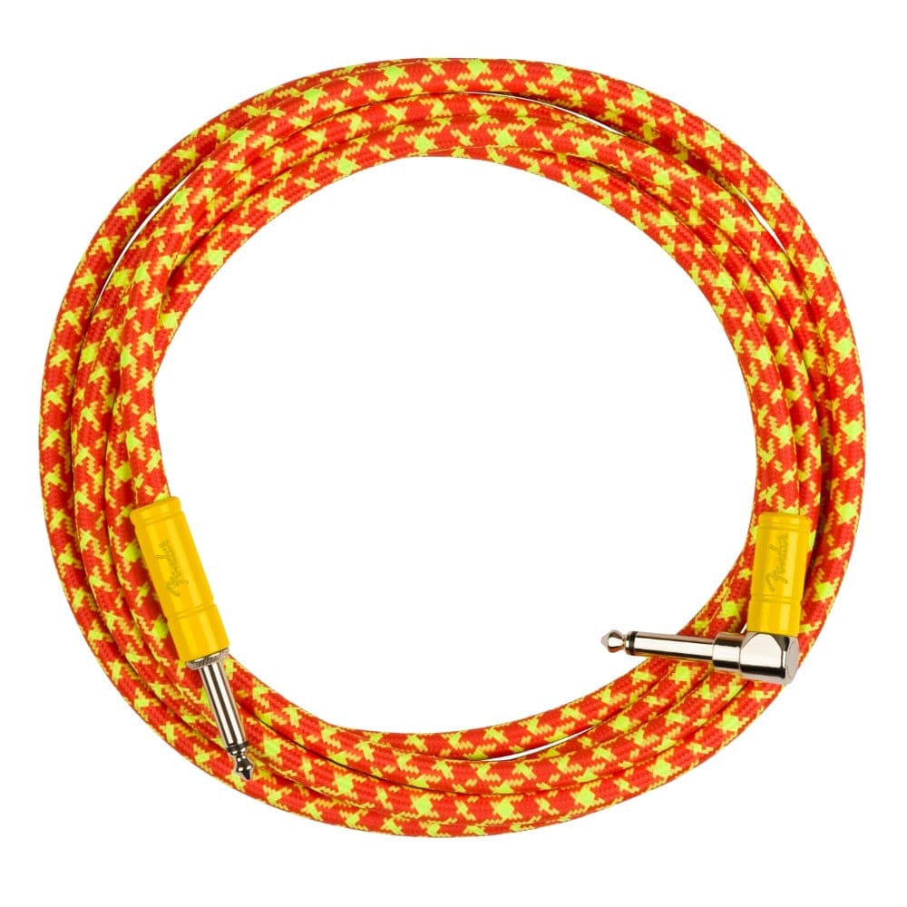 fender instrument cables fender mononeon 10' angled instrument cable