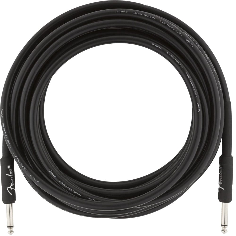 fender instrument cables fender professional series 18.6' straight to straight instrument cable