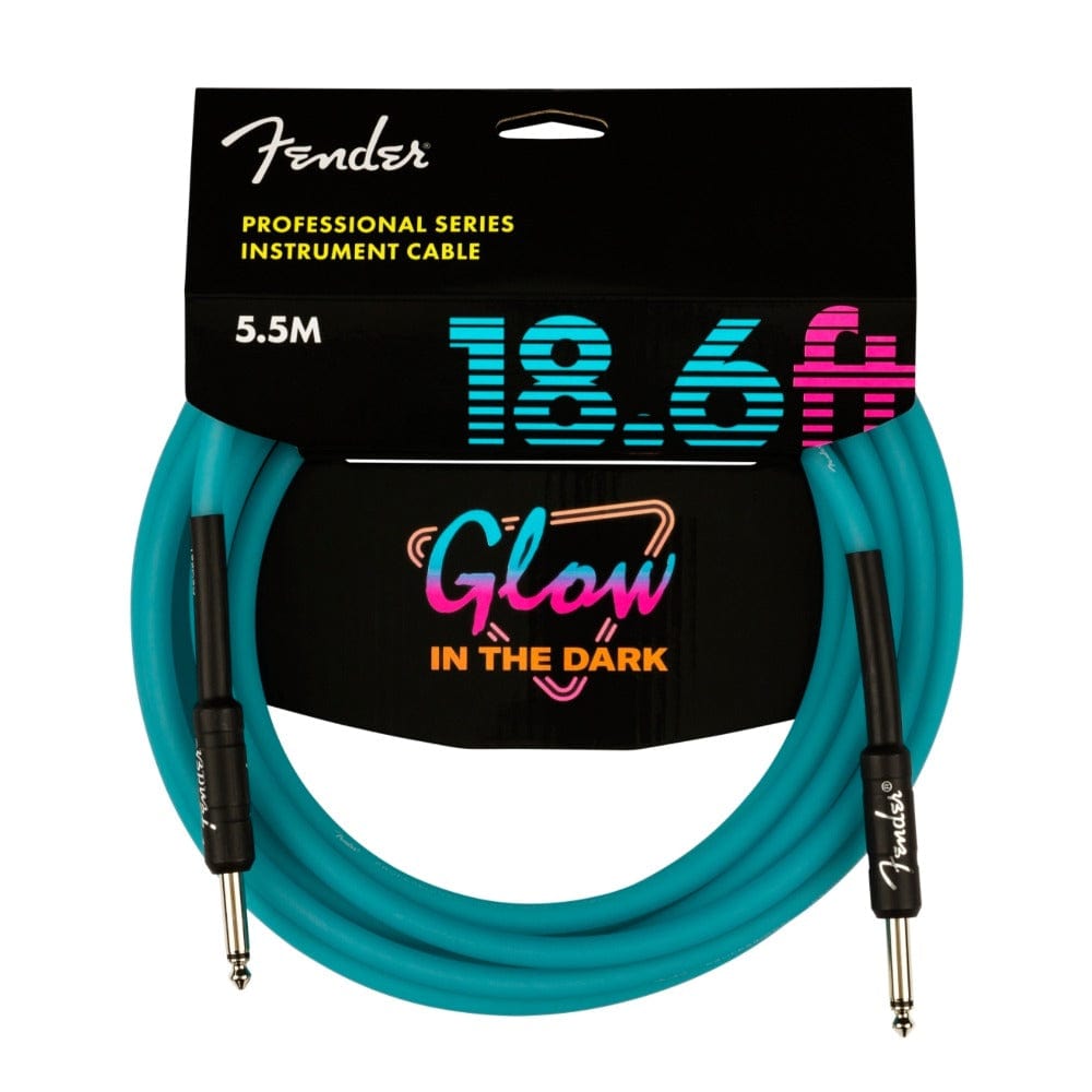 fender instrument cables fender professional series glow in the dark cables