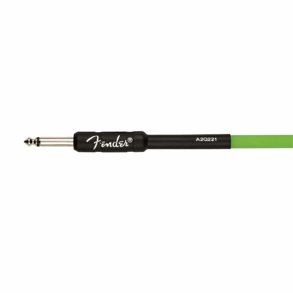fender instrument cables fender professional series glow in the dark cables #color_green