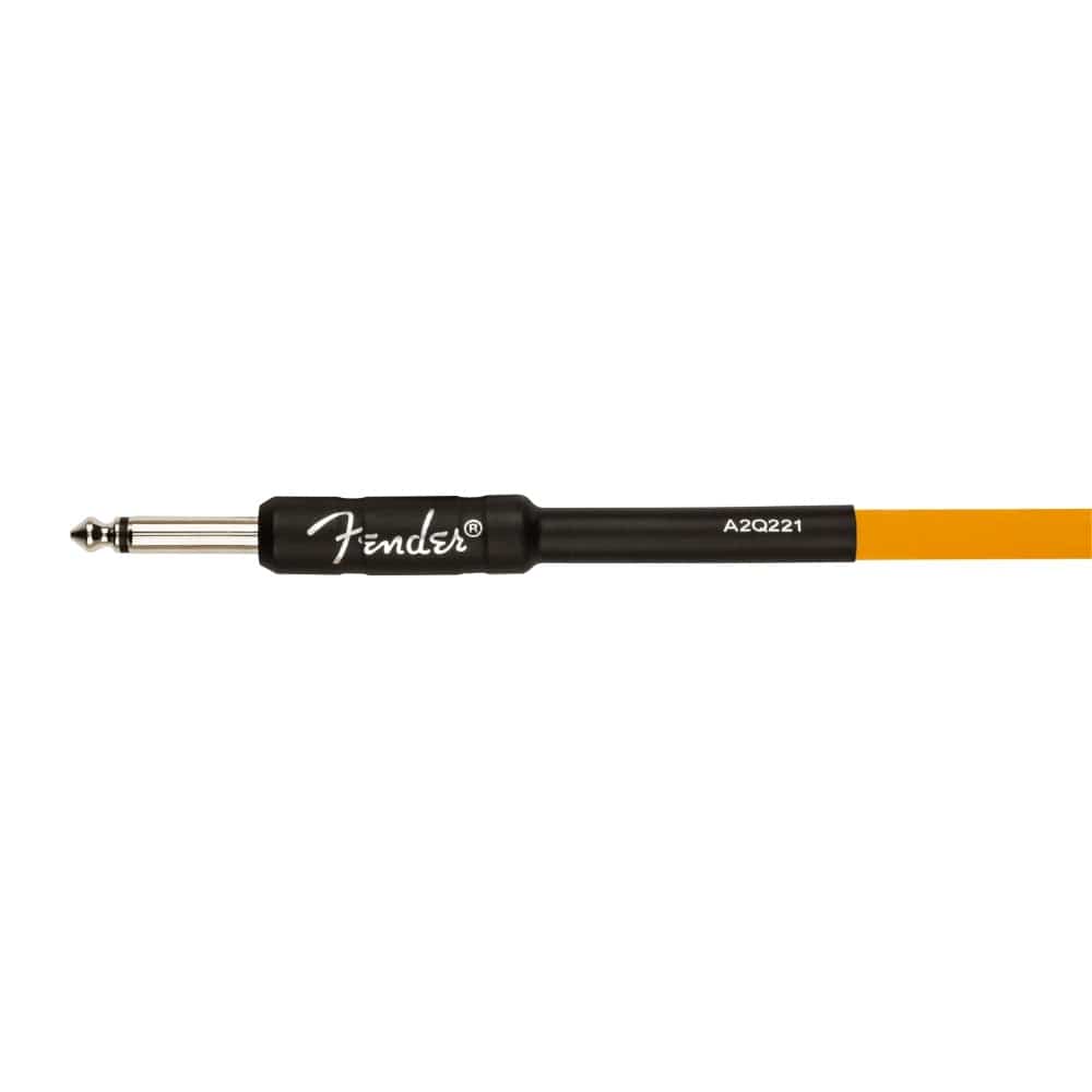 fender instrument cables fender professional series glow in the dark cables #color_orange