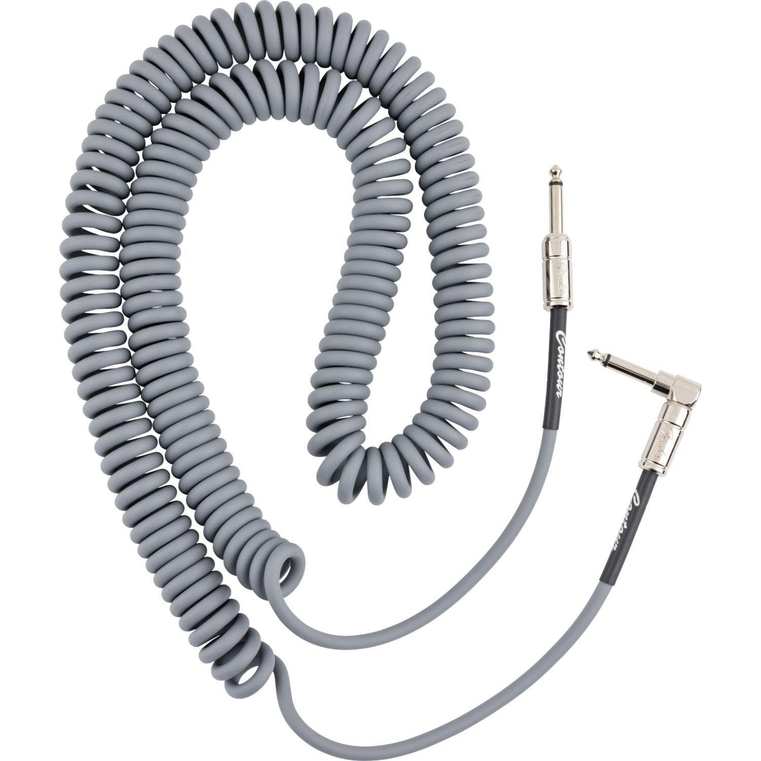 Fender Instrument Cables Inca Silver Fender Contour 30' Coiled Instrument Cable