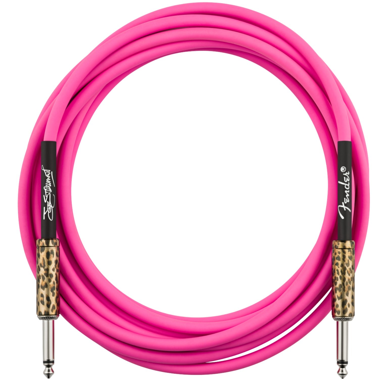 Fender Instrument Cables Pink Leopard / 13ft Fender Joe Strummer Instrument Cable
