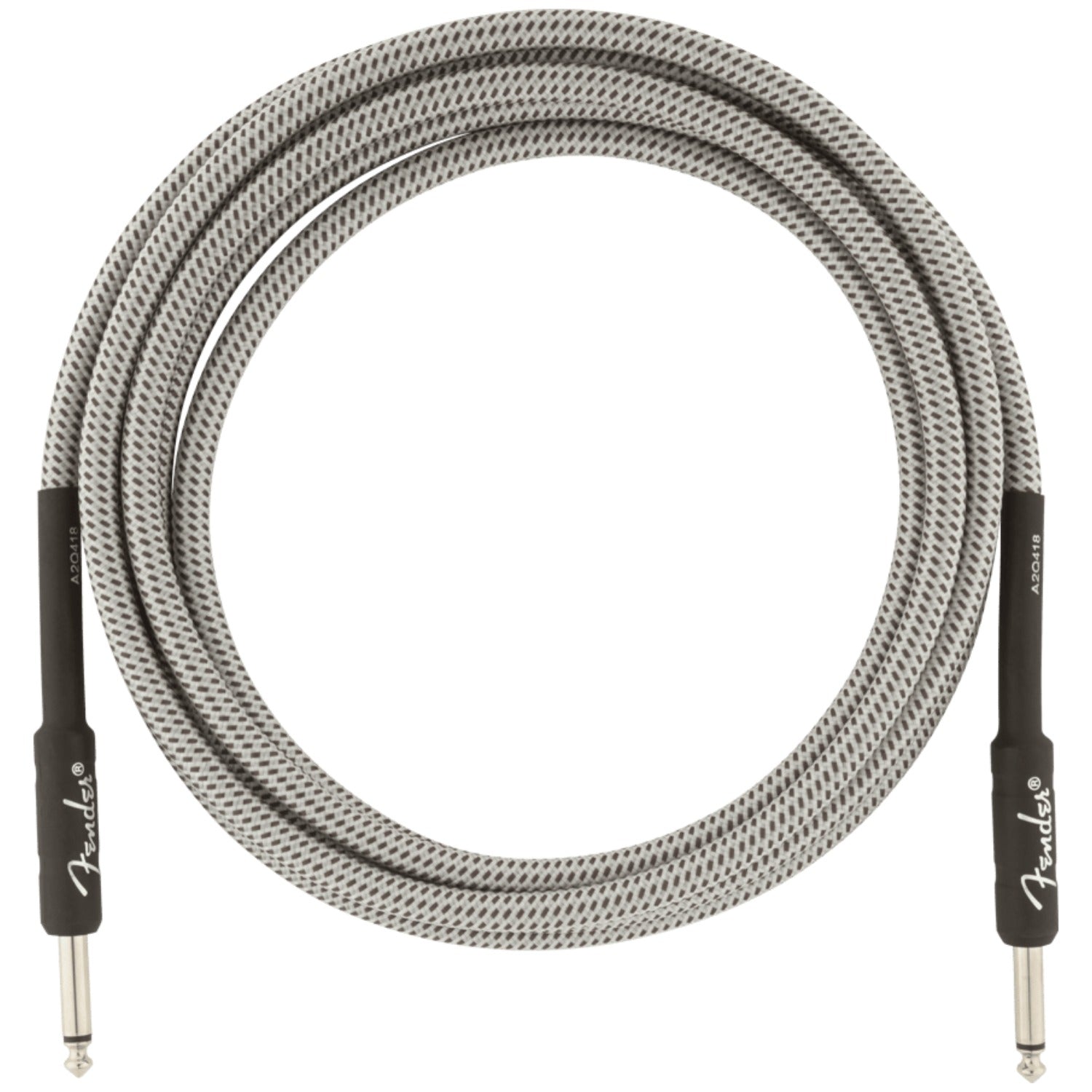Fender Instrument Cables White Tweed / 10ft Straight / Straight Fender Professional Series 3M Instrument Cable
