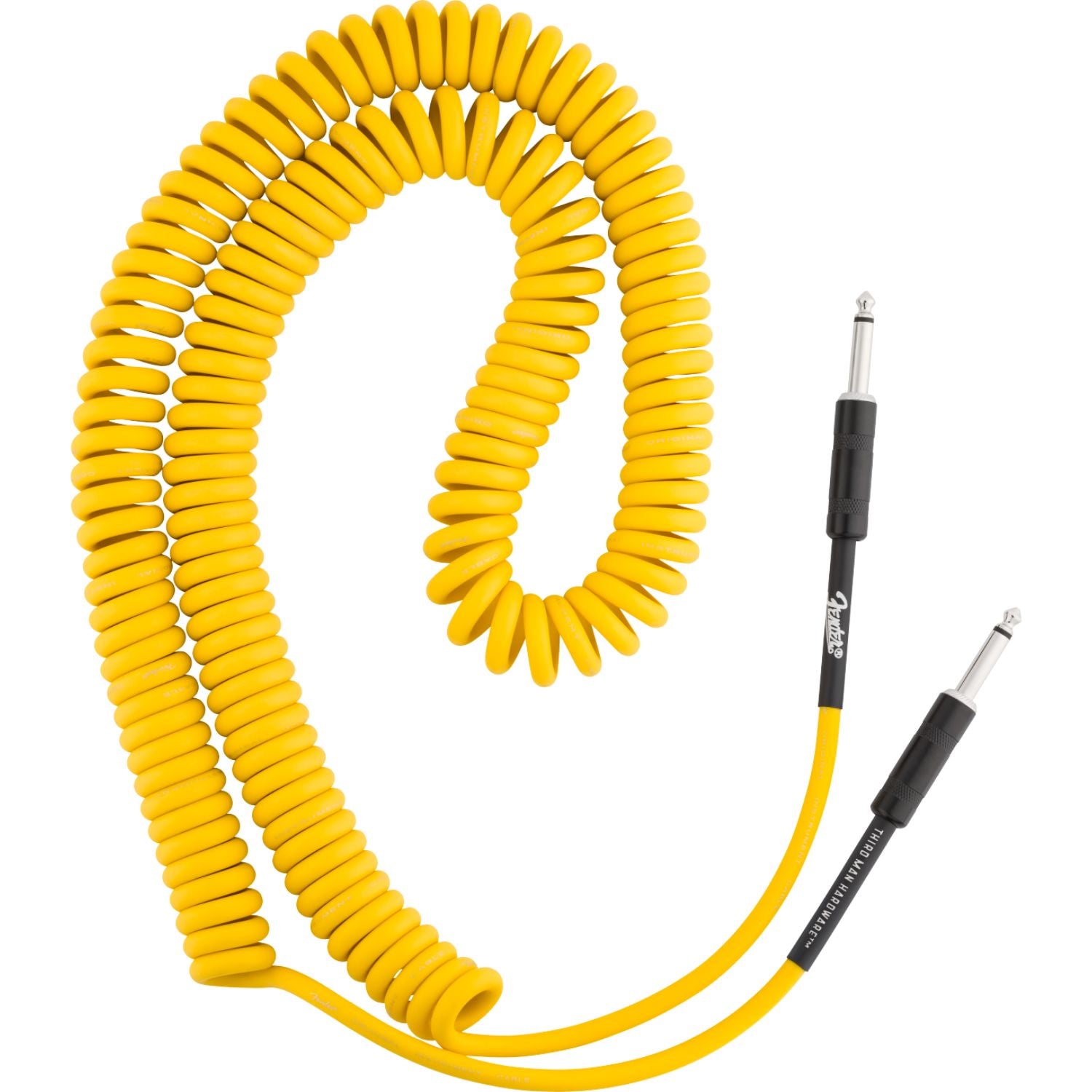 Fender Instrument Cables Yellow Fender X Third Man Hardware 30' Coil Instrument Cable