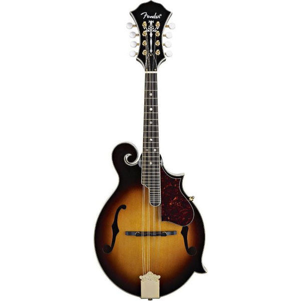 fender mandolins fender fm-63s mandolin, inchfinch style, carved solid spruce top, mother of pearl inlays - sunburst