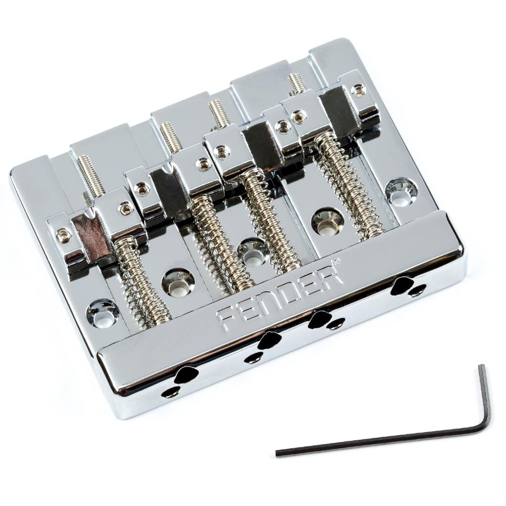 fender nuts and saddles fender himass 4 string bass bridge assembly with brass saddles