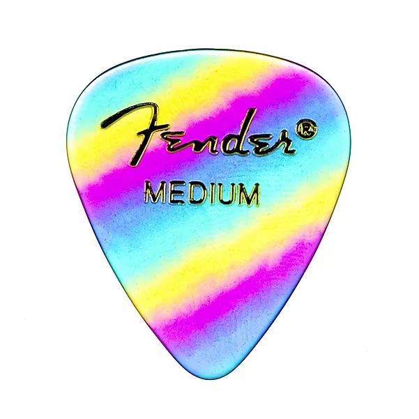 fender picks fender 351 shape guitar picks rainbow - medium