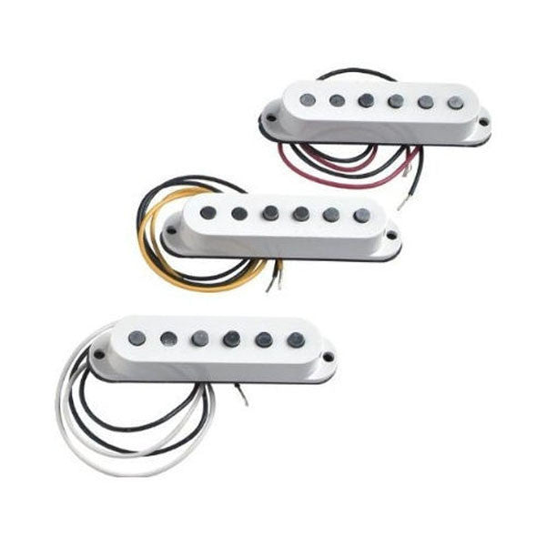 fender pickups fender tex-mex strat pickups, set of 3 - white