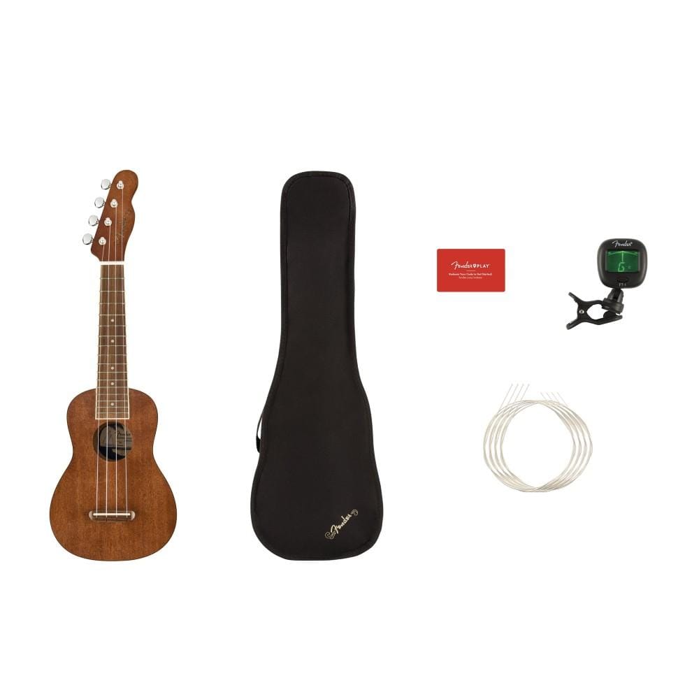 fender soprano ukuleles fender seaside soprano ukulele pack