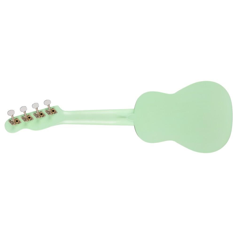 fender soprano ukuleles fender venice soprano ukulele #color_surf-green,fingerboard_walnut