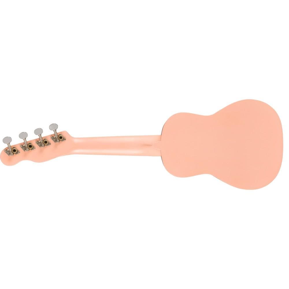 fender soprano ukuleles fender venice soprano ukulele #color_shell-pink,fingerboard_walnut