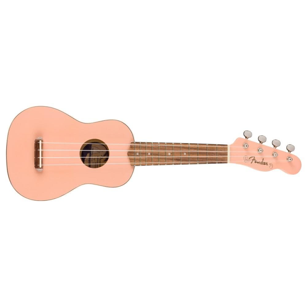 fender soprano ukuleles shell pink fender venice soprano ukulele #color_shell-pink,fingerboard_walnut