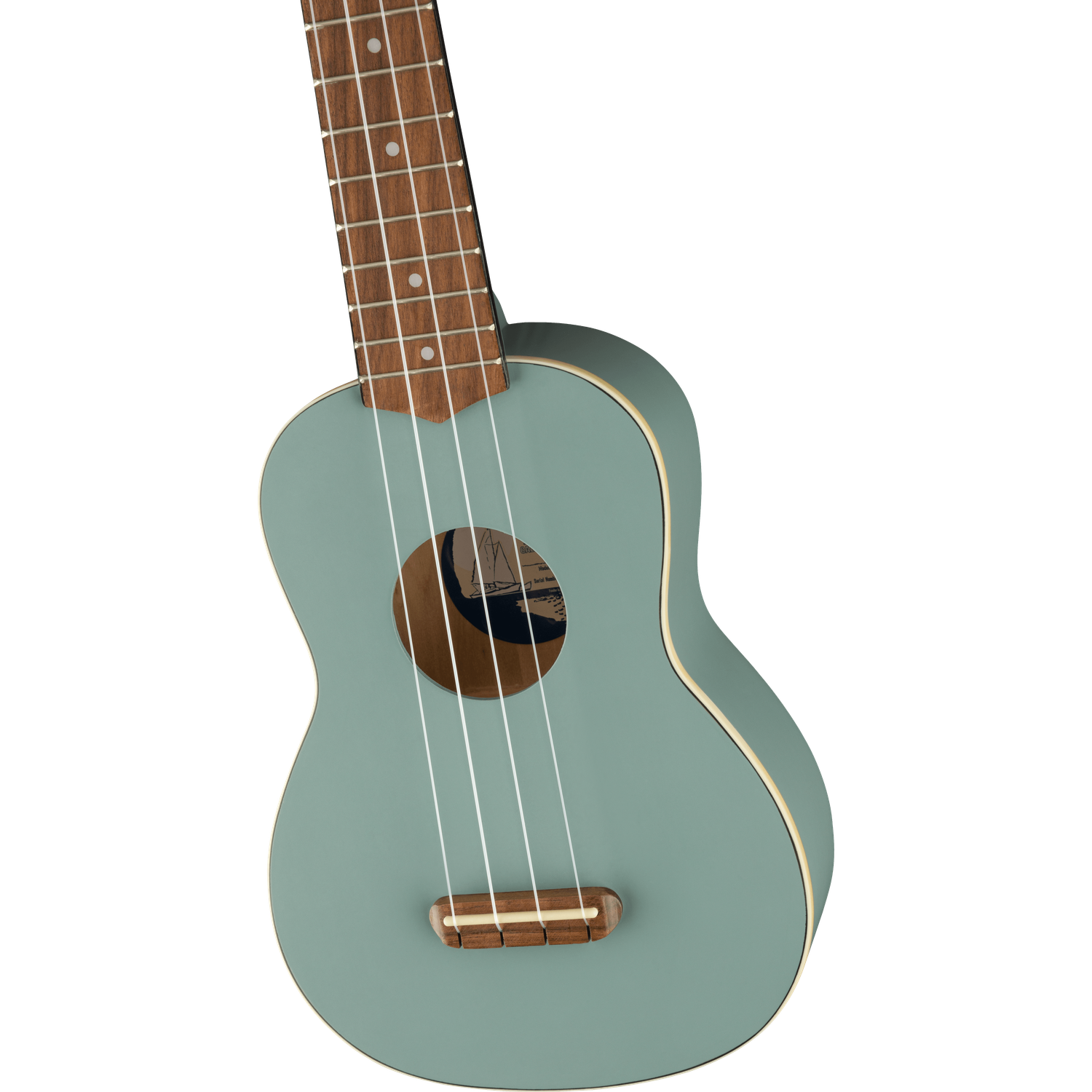 Fender Soprano Ukuleles Sonic Grey Fender Venice 4 String Soprano Ukulele