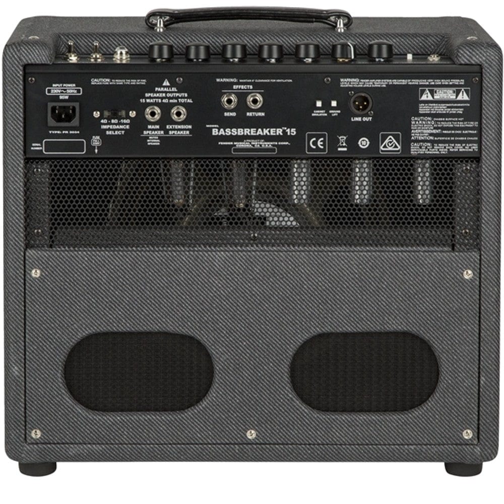 fender tube amplifiers fender bassbreaker 15 tube guitar combo amplifier
