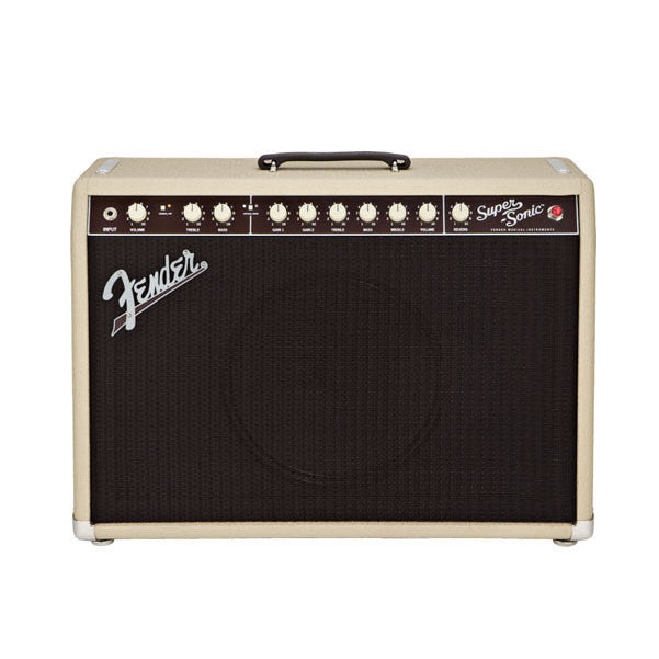 fender tube amplifiers fender super-sonic 22 22w 1x12 tube guitar combo amp