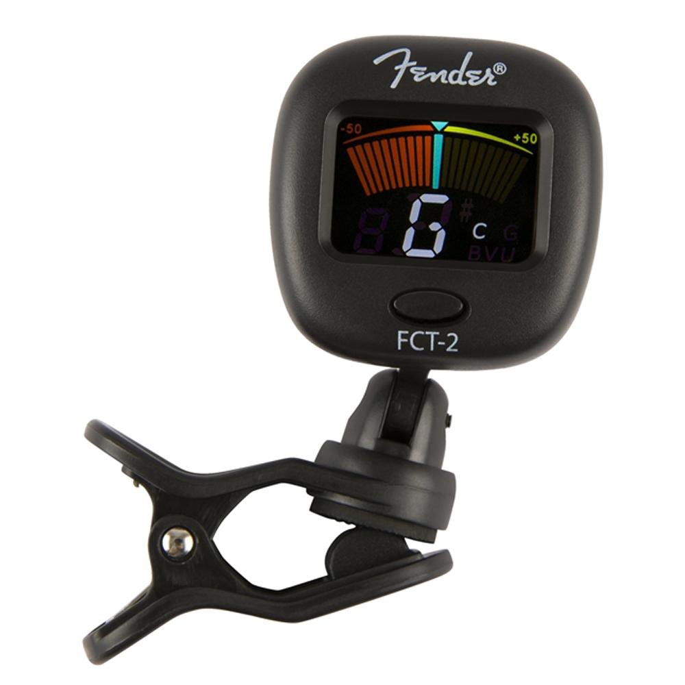 fender tuners fender fct-2 color clip-on tuner