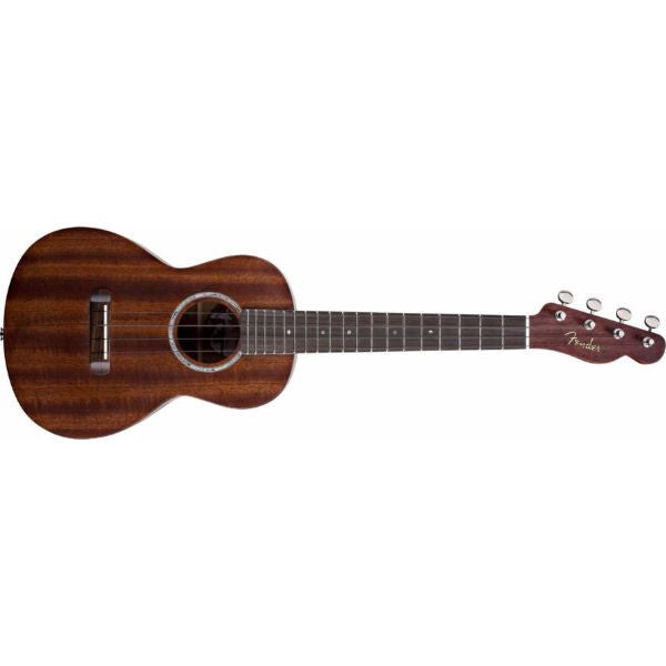 fender ukulele fender pa'ina solid mahogany acoustic-electric ukulele