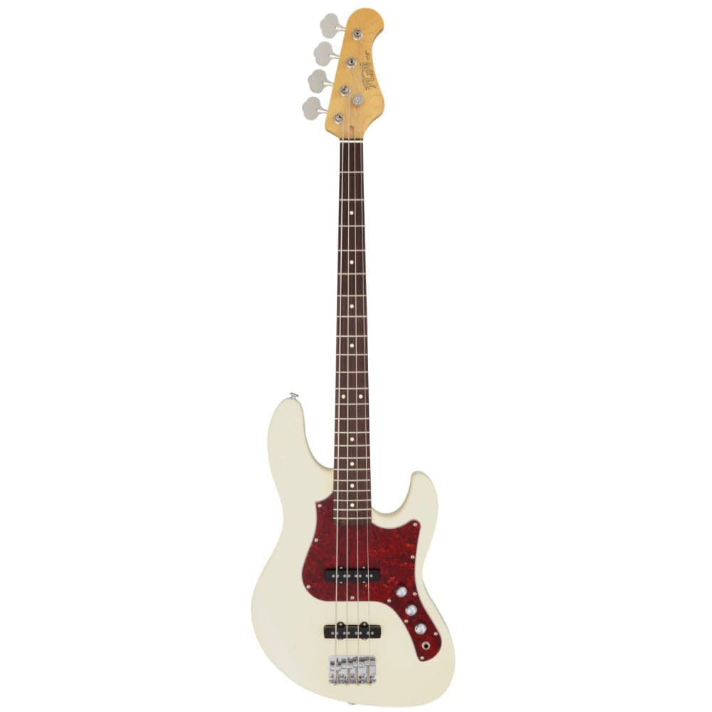 fgn bass guitar olympic white fgn bmj2-r boundary 4 string bass electric guitar