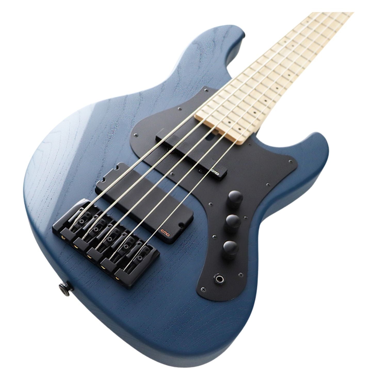FGN Bass Guitars Open Pore Blue FGN JMJ53-ASH-DE-M Mighty Jazz Series J Standard/Boundary Electric Bass Guitar - Made in Japan