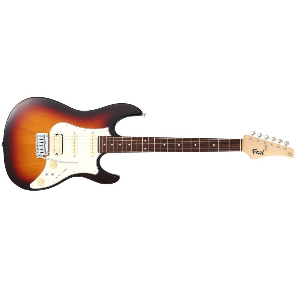 fgn electric guitars fgn eos2-al-r odyssey series expert 6 string electric guitar