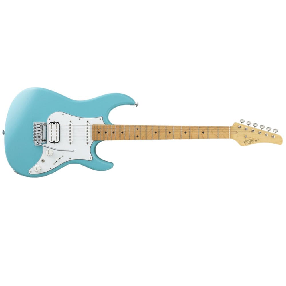 fgn electric guitars fgn jos2tdm odyssey series j standard/boundary 6 string electric guitar #color_mint-blue