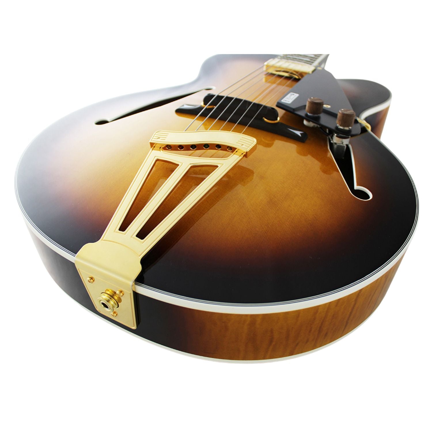 FGN Electric Guitars Jazz Burst FGN MFA-FP Masterfield Series Hollow Body Electric Guitar