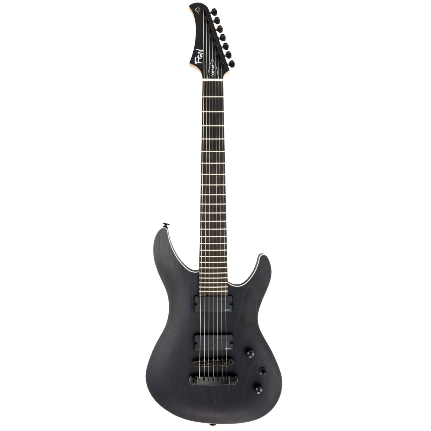 FGN Electric Guitars Open Pore Black FGN JMY73-ASH-E Mythic 7 String Electric String - Made in Japan