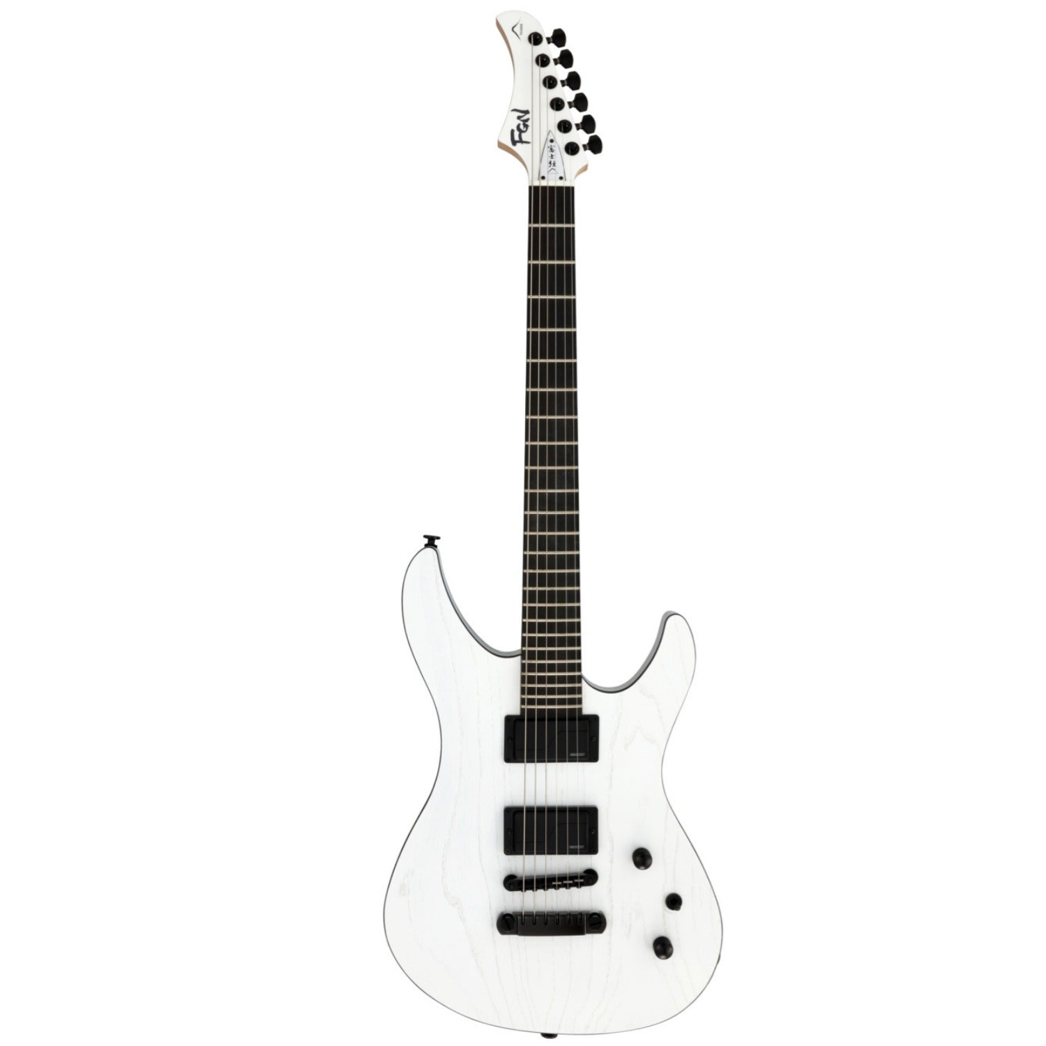 FGN Electric Guitars Open Pore White FGN JMY3-ASH-E Mythic 6 String Electric Guitar - Made in Japan