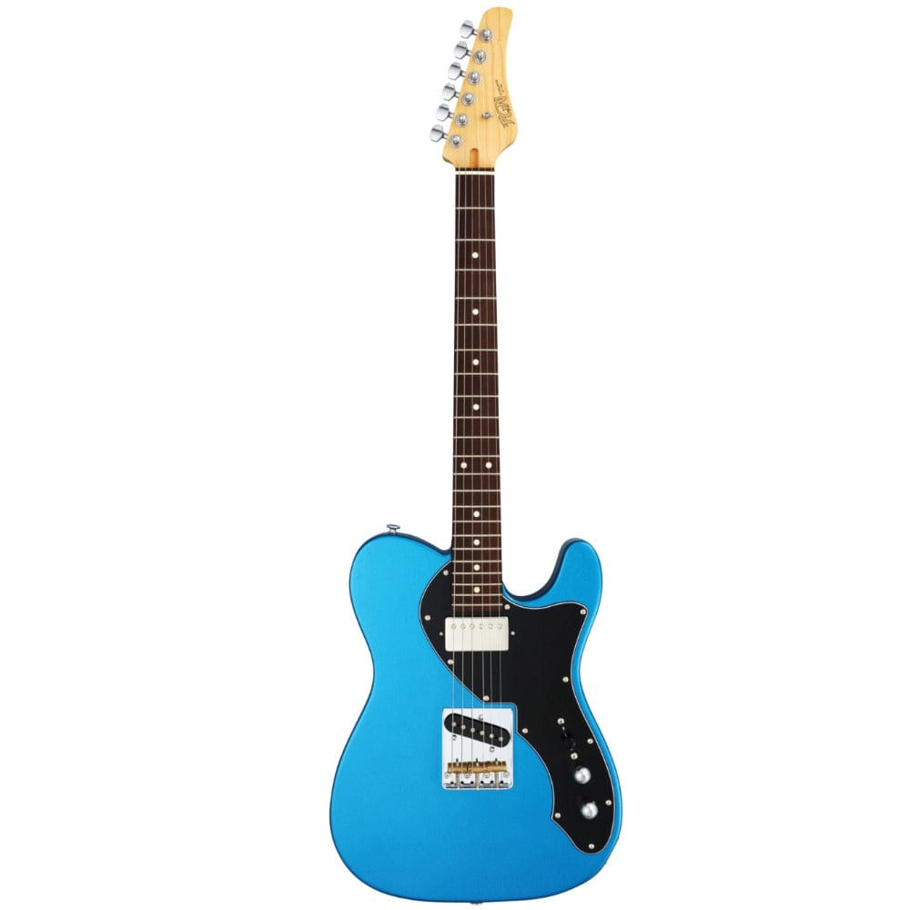 fgn electric guitars sapphire blue metallic fgn btl-hs-r boundary 6 string electric guitar