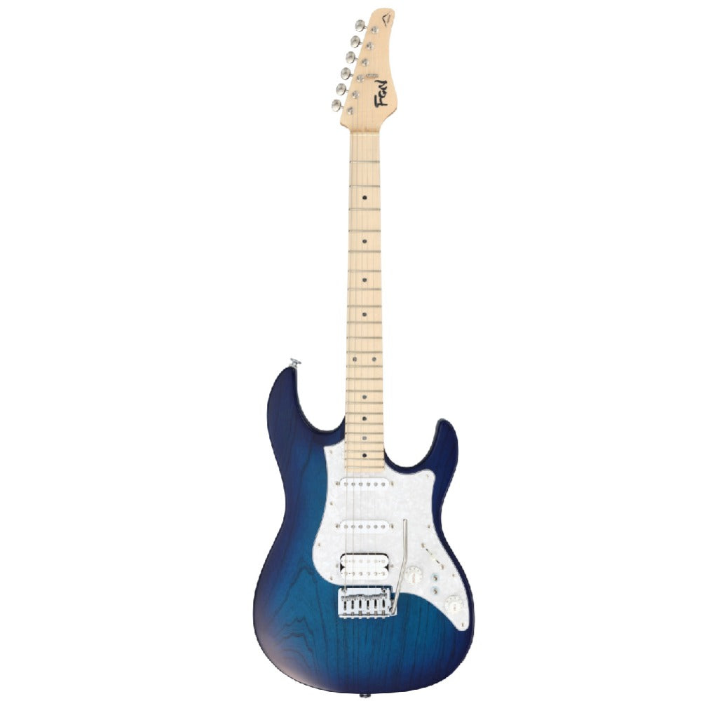 FGN Electric Guitars See-Thru Blue Burst FGN EOS2-ASH-M Odyssey Series Expert 6 String Electric Guitar - Made in Japan