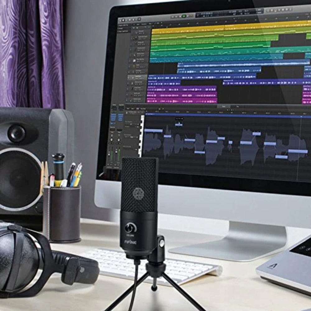 fifine condenser microphones fifin k669b usb condenser microphone