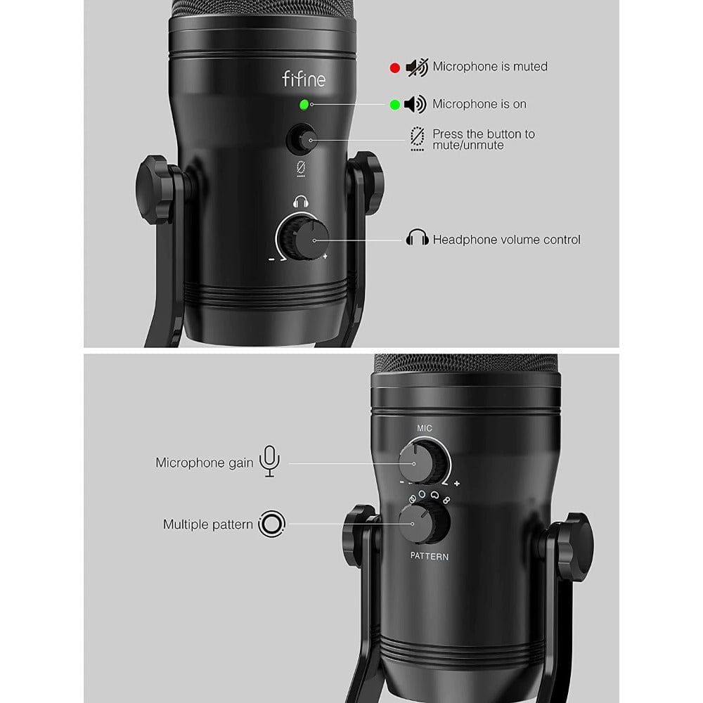 fifine usb microphones fifine k690 studio recording usb microphone