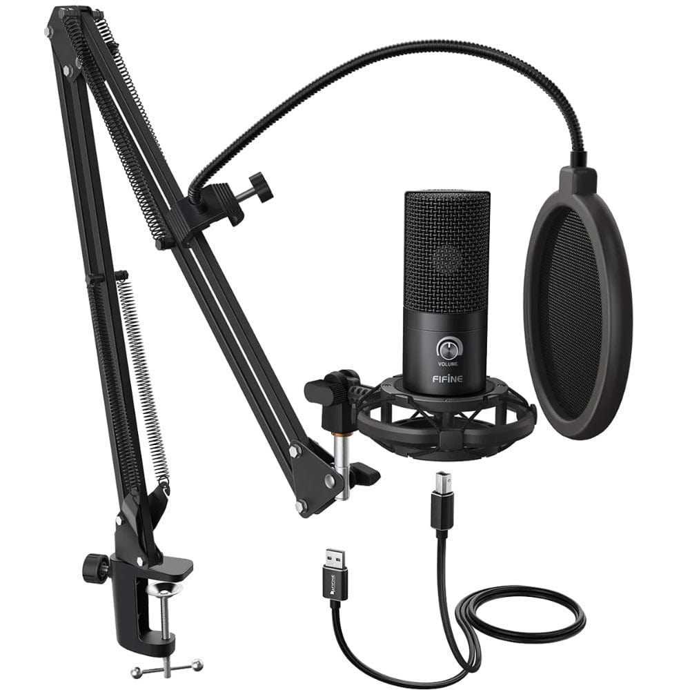 fifine usb microphones fifine t669 usb condenser microphone kit