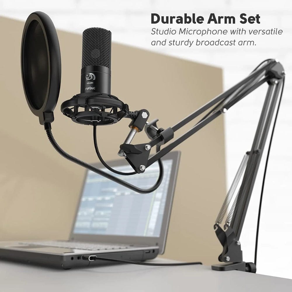 fifine usb microphones fifine t669 usb condenser microphone kit