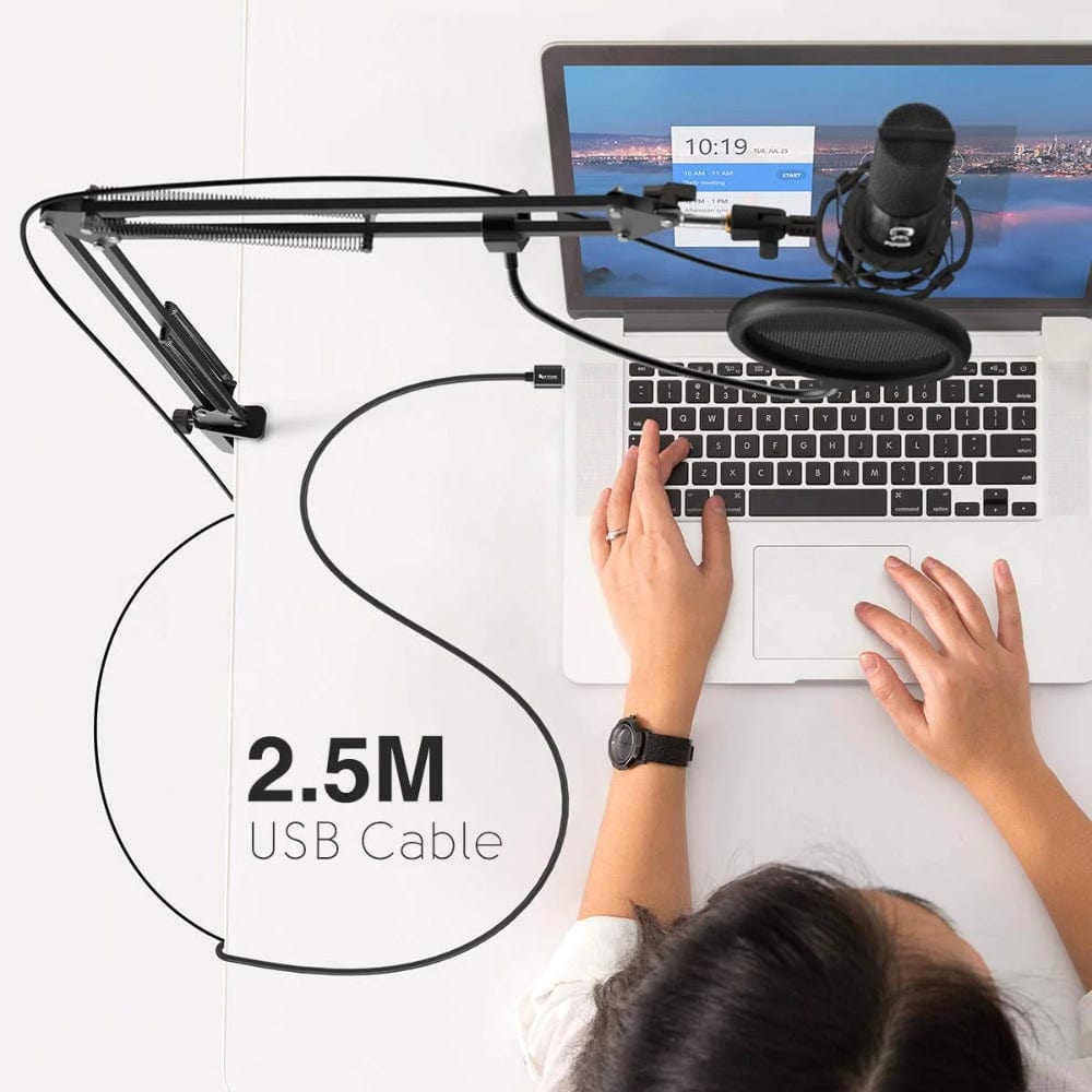 fifine usb microphones fifine t669 usb condenser microphone kit