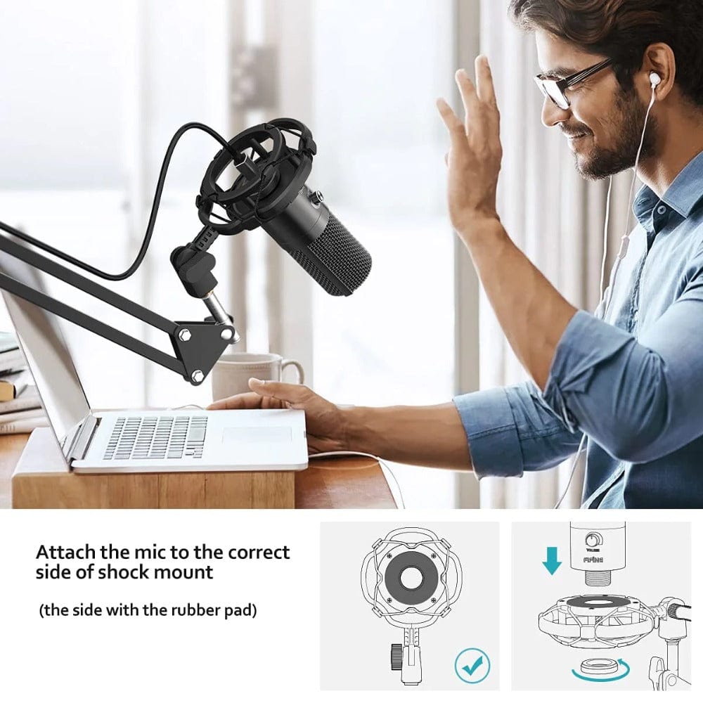 fifine usb microphones fifine t669 usb condenser microphone kit