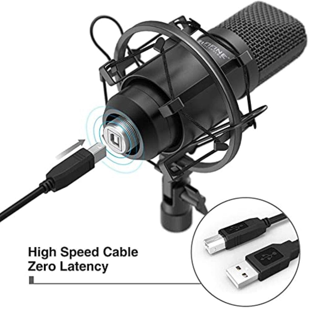 fifine usb microphones fifine t730 usb condenser microphone kit