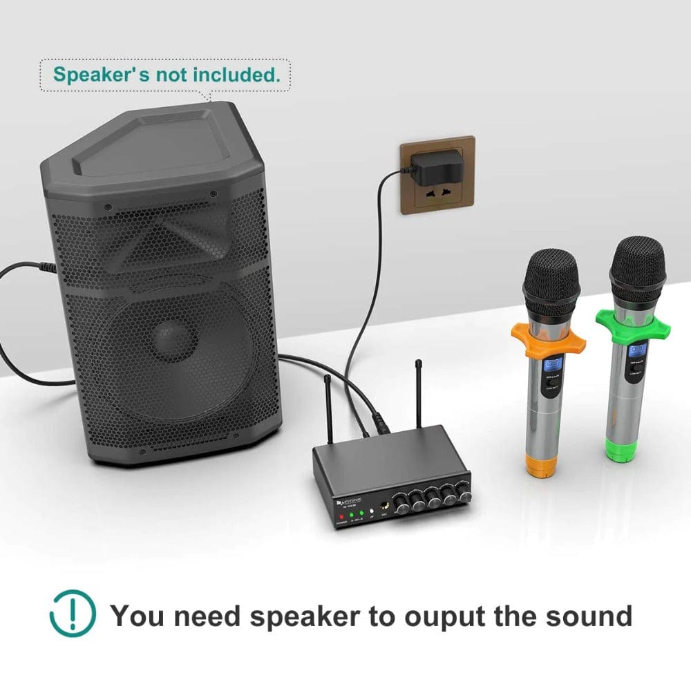 fifine wireless systems fifine k036 wireless handheld microphone