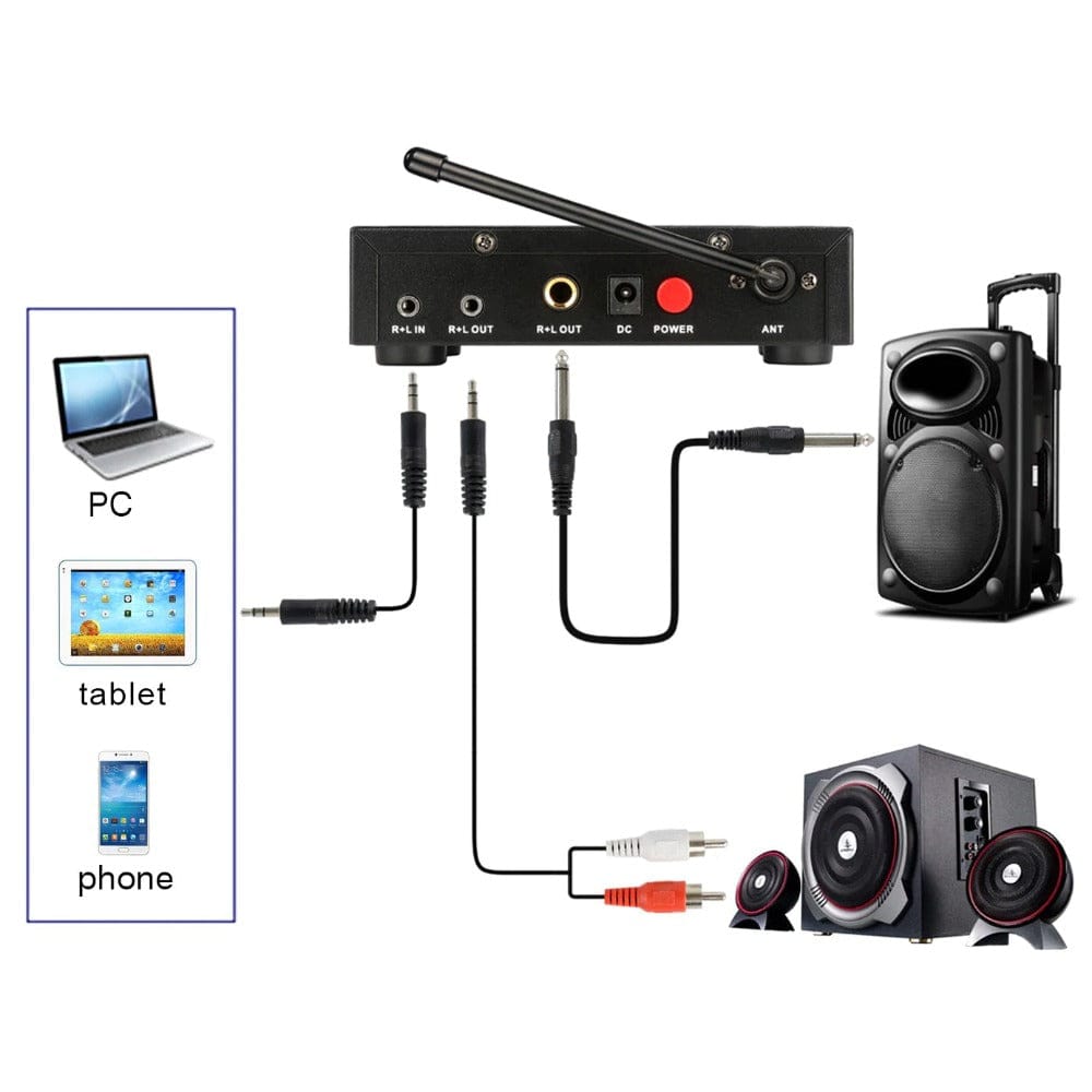 fifine wireless systems fifine k036 wireless handheld microphone