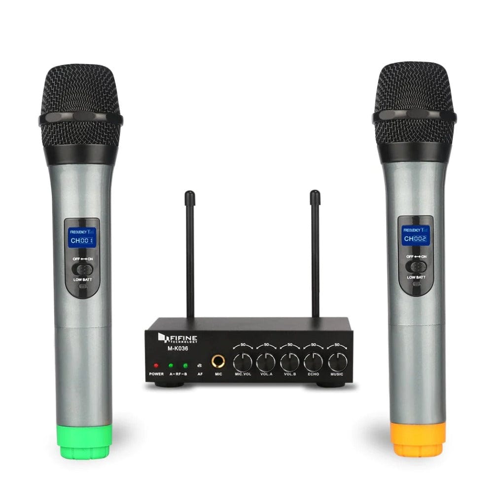 fifine wireless systems fifine k036 wireless handheld microphone