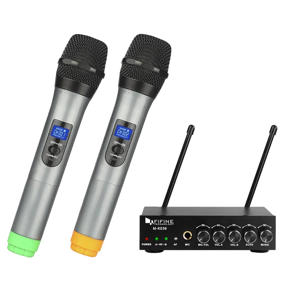 fifine wireless systems fifine k036 wireless handheld microphone