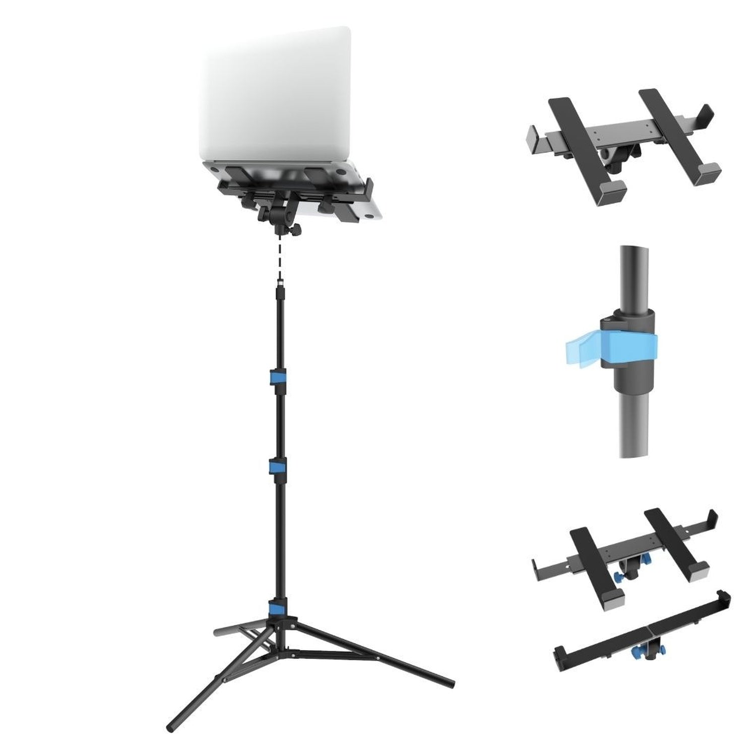 Chetty DT16 2-in-1 Laptop Tablet Tripod Stand