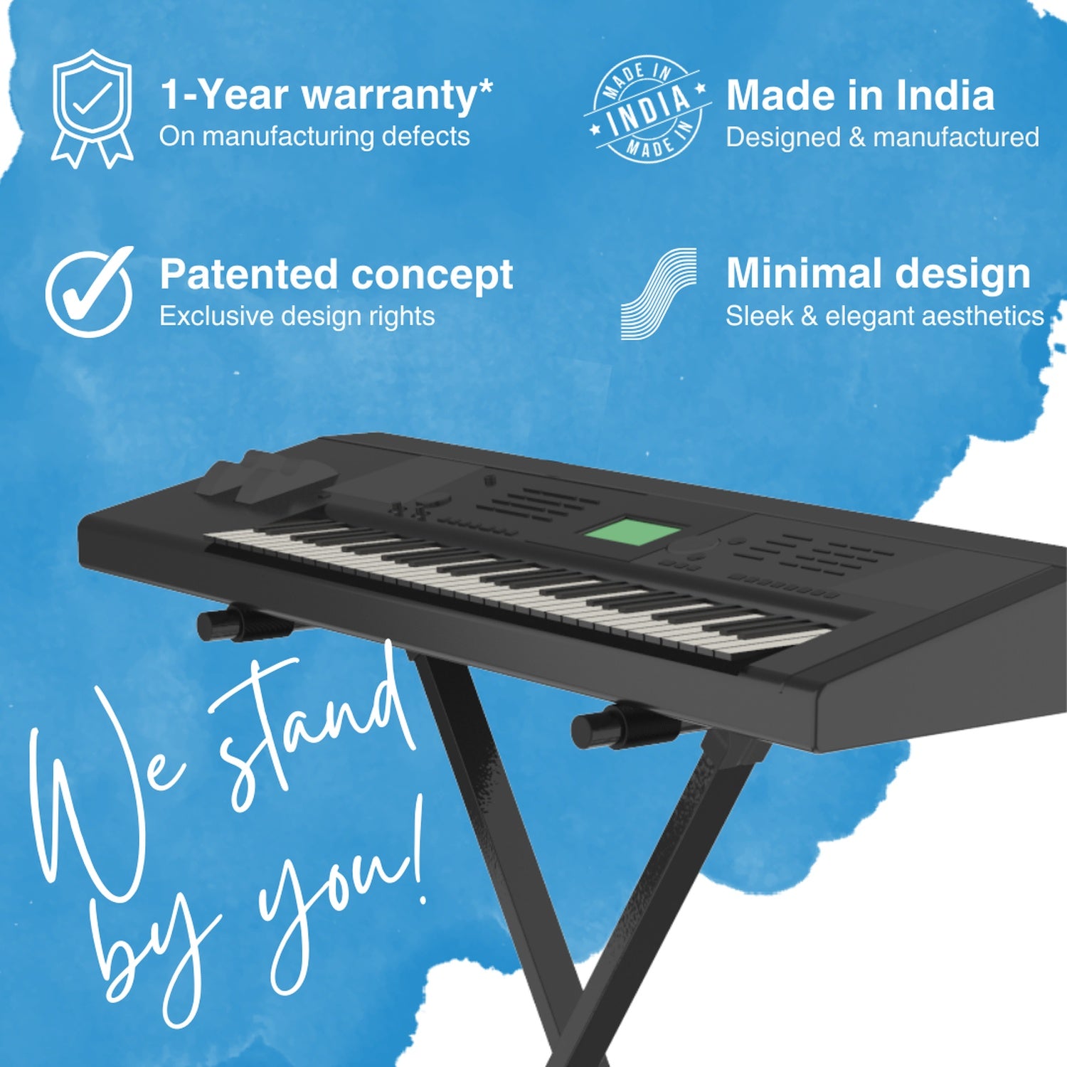 Chetty TT111 Mini Professional X Type Keyboard Stand