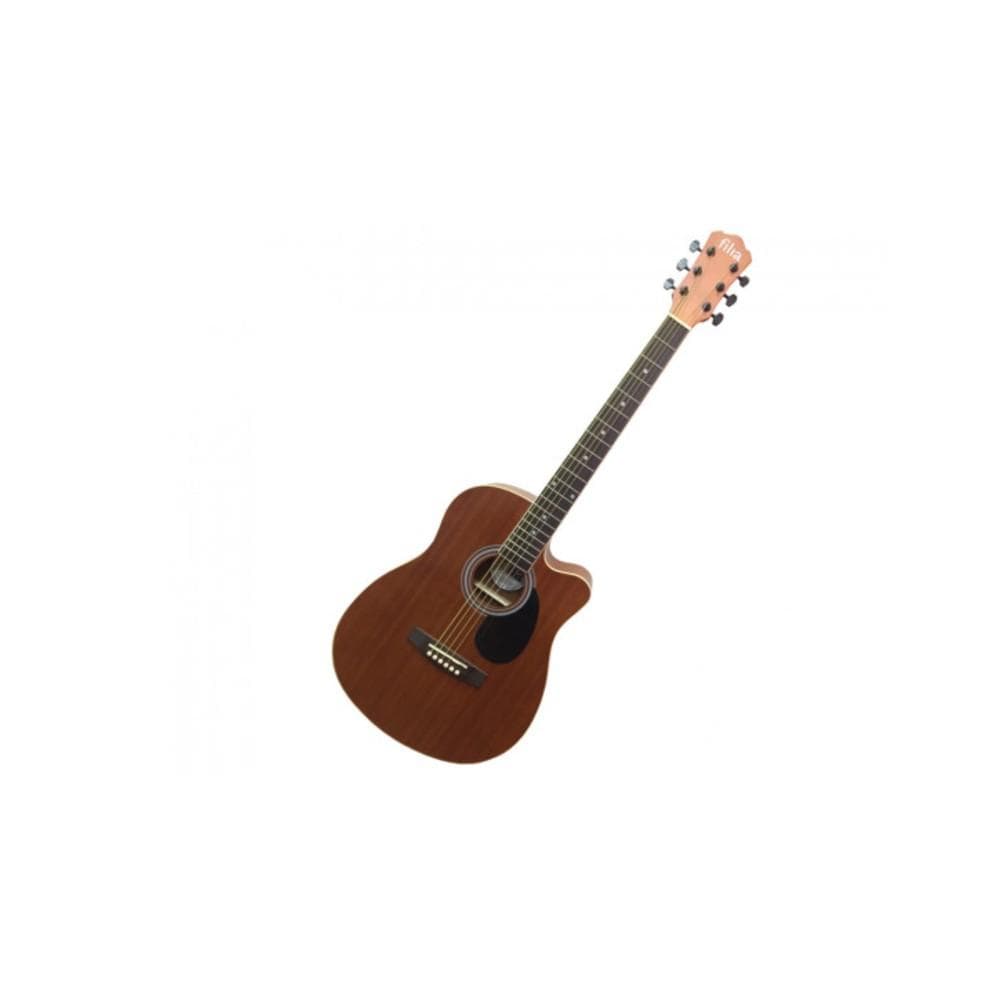 filia acoustic guitars mahogany satin filia fzs 1 c medium cutaway acoustic guitar