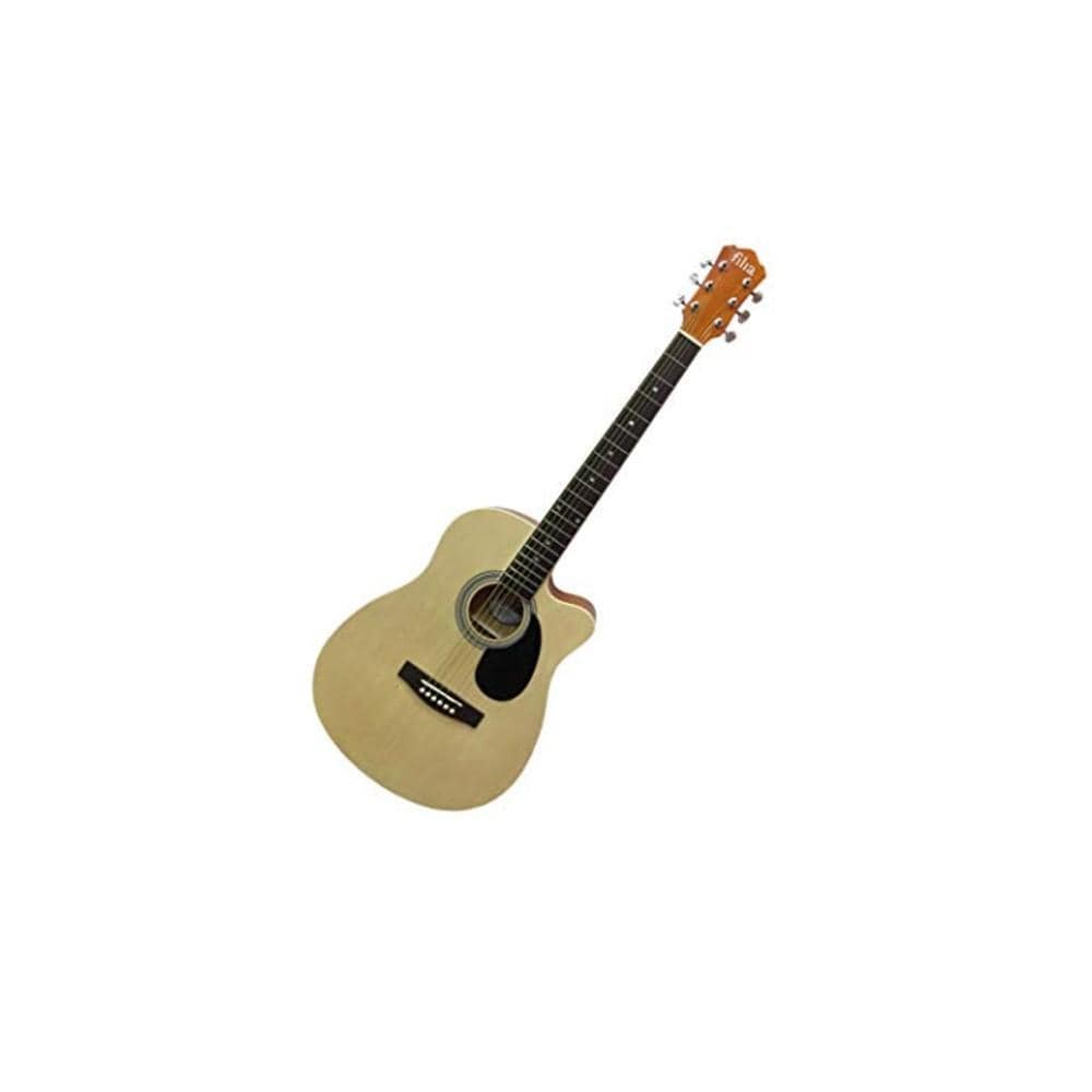 filia acoustic guitars natural filia fzs 1 c medium cutaway acoustic guitar